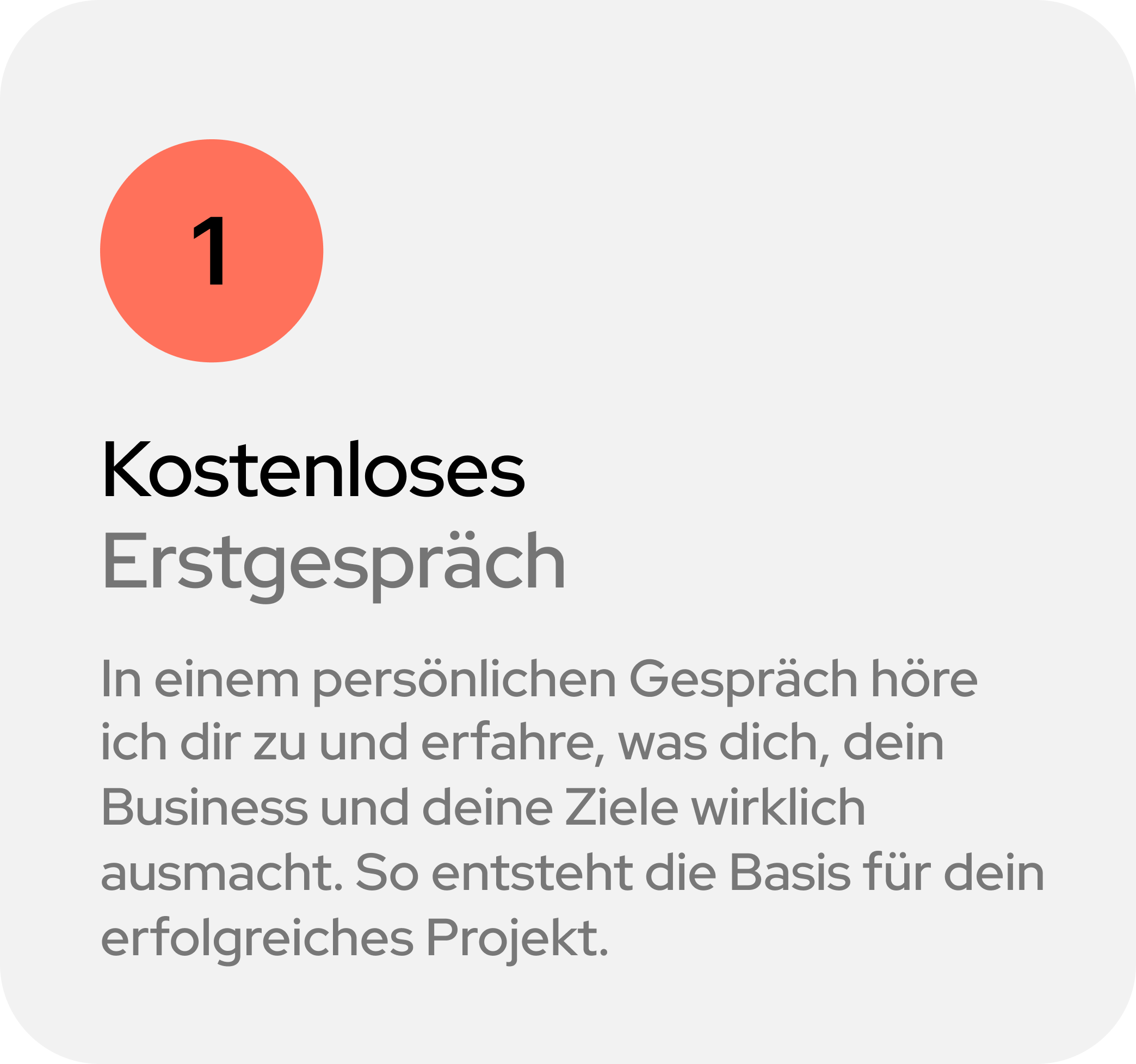 Kostenloses Erstgespräch
