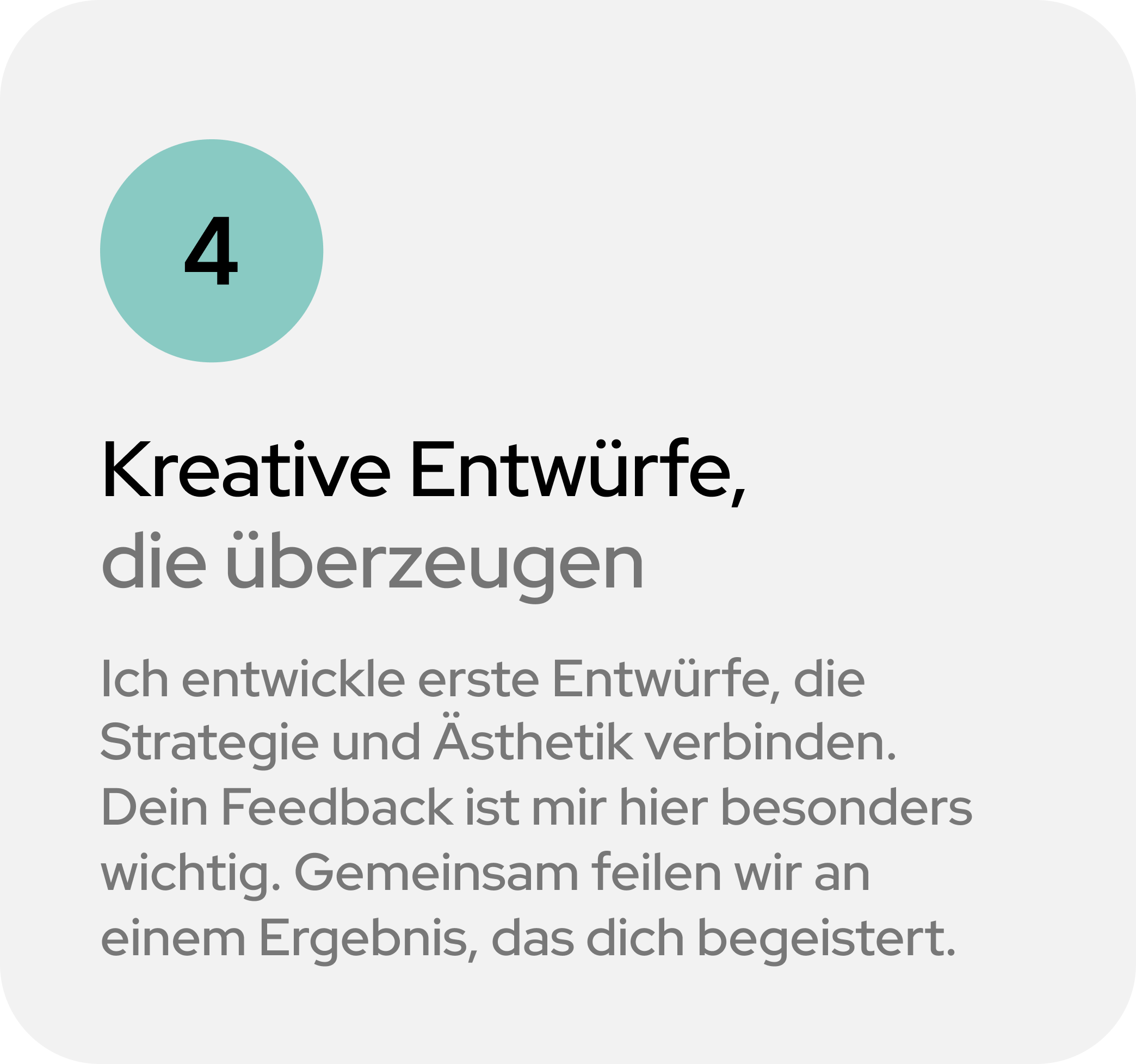 Kreative Entwürfe