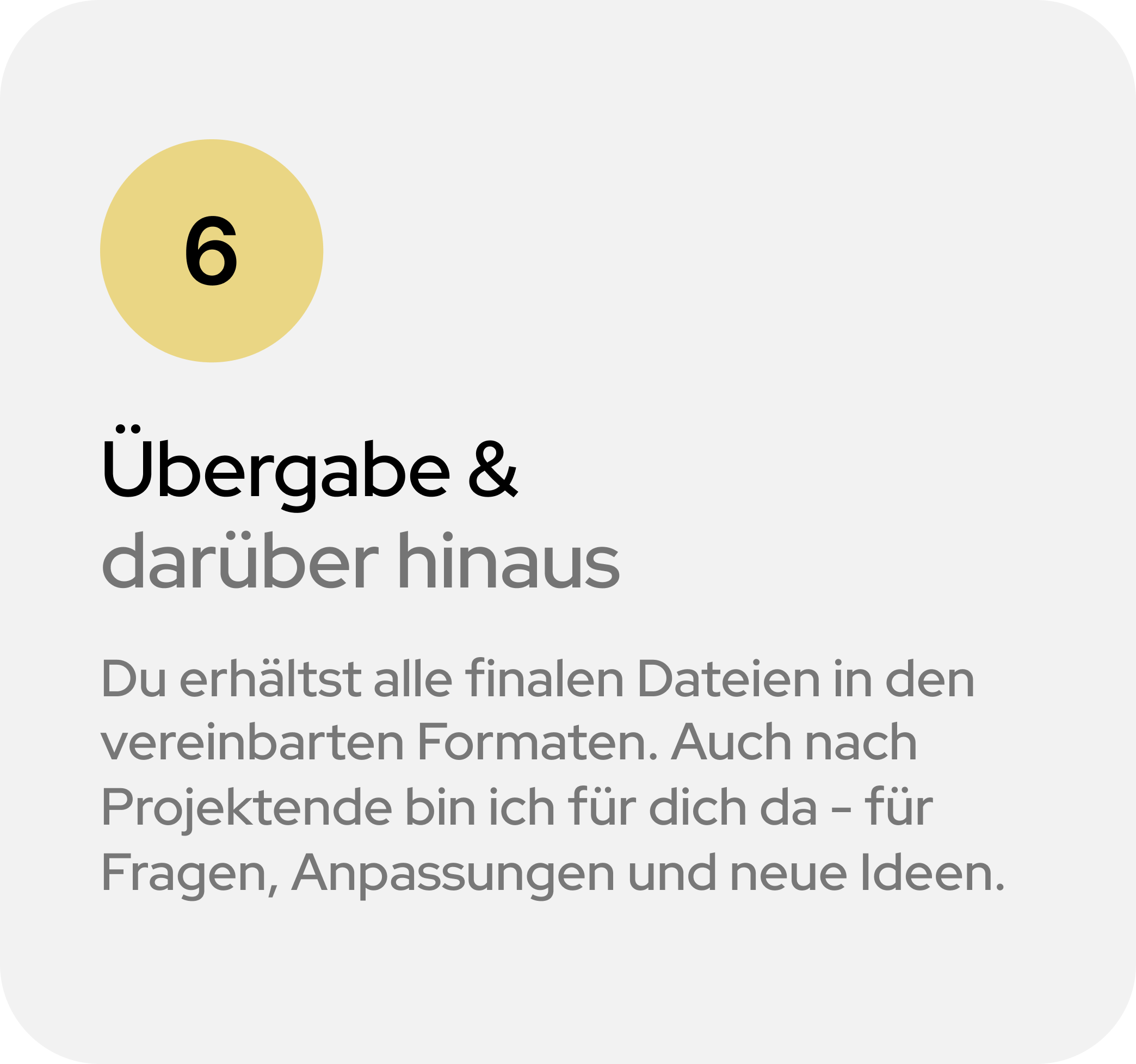 Übergabe